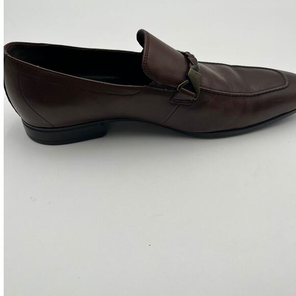 Hugo Boss Men's Vermilo  Leather Fashion Loafer Shoes size 11.5 - Picture 9 of 11